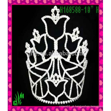 Atacado New Designs Rhinestone Crown, China fornecedores coroa